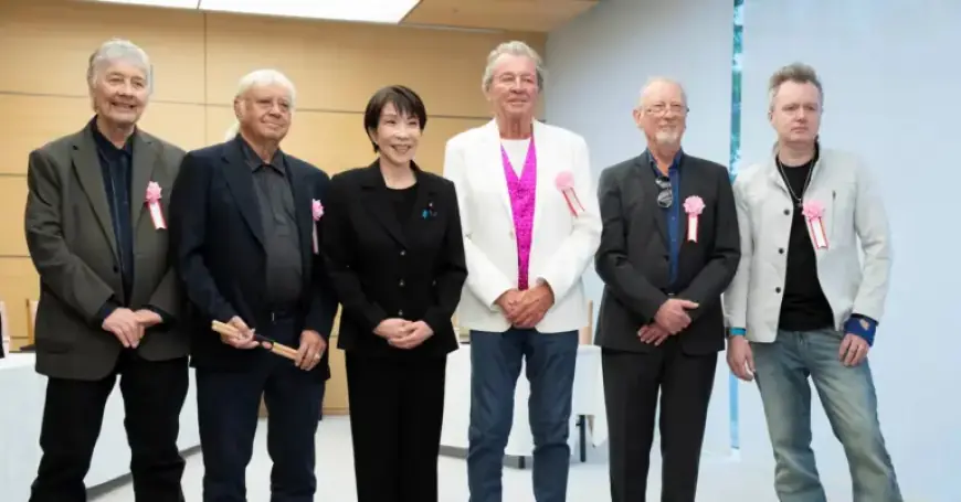 Deep Purple Delights Japan’s Prime Minister with Surprise Visit