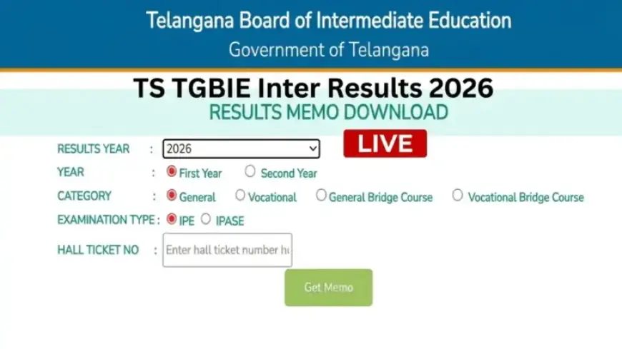 Telangana TS Inter Results 2026: Access Live Updates on TGBIE Portal