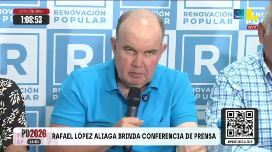 Rafael López Aliaga Criticizes ONPE Chief After Apology Conference