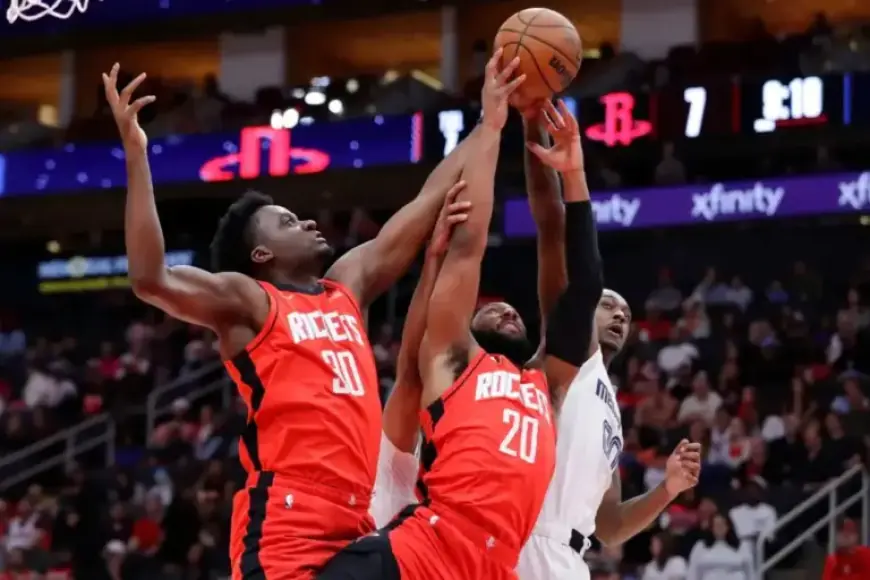 Clint Capela Scores 23 as Rockets Dominate Grizzlies 132-101