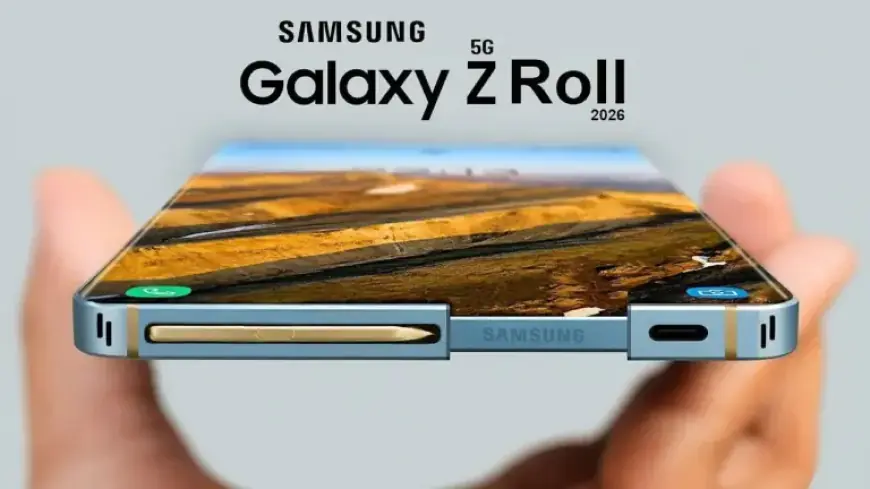 Samsung Galaxy Z Roll 5G: Rollable Screen Eliminates Crease Issue