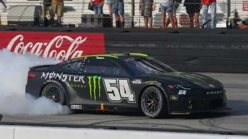 Ty Gibbs Clinches First NASCAR Cup Win at Bristol, Defeats Larson & Blaney