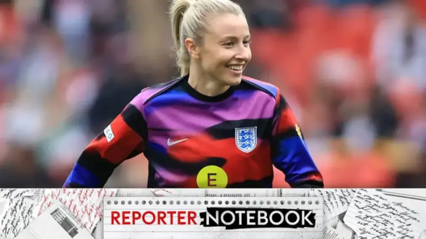 Leah Williamson Prepares for England’s World Cup Qualifier Against Spain at Wembley