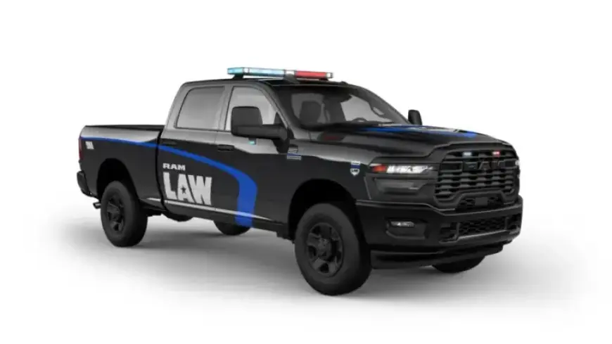 Ram Unveils 2500 Heavy-Duty Pickup as True Blue Police Truck