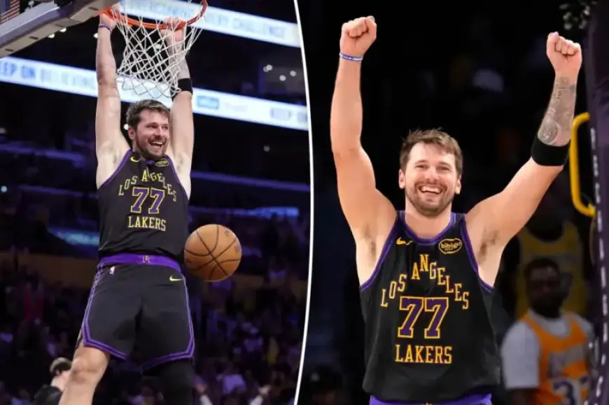 Luka Doncic Rejoins Lakers Friday Ahead of NBA Playoffs