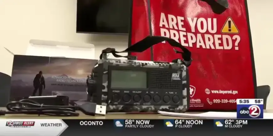 De Pere Distributes Free NOAA Weather Radios for Severe Weather Awareness Week