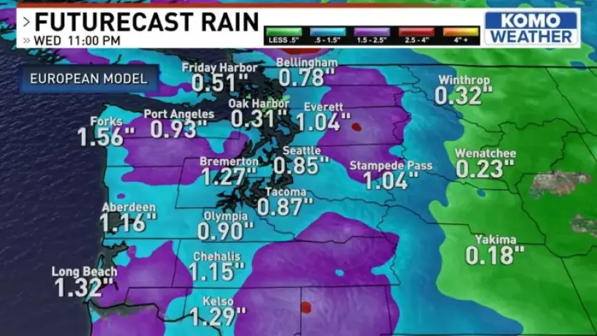 Powerful Winter Storm to Bring Heavy Rain, Wind, and Mountain Snow