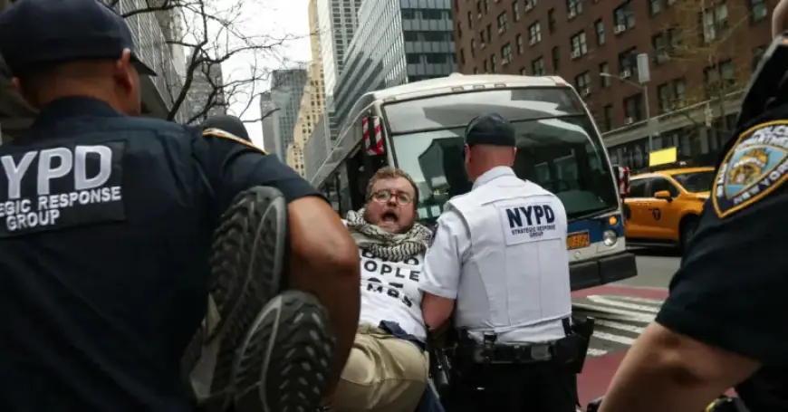 New York City Protest: Dozens Arrested Over US Arms Sales to Israel