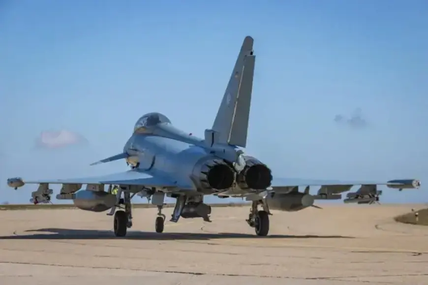 RAF Typhoons Assume NATO Air Policing from Eurofighters in Romania