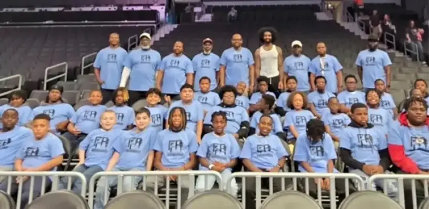 Coby White Inspires Local Students Ahead of Game