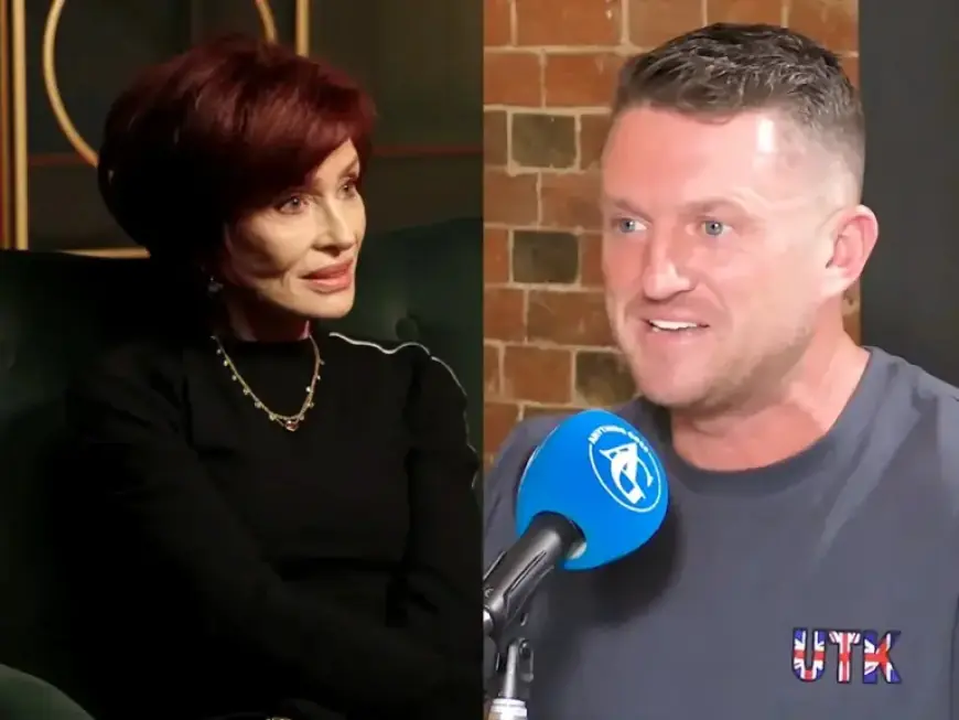 Sharon Osbourne Joins Tommy Robinson’s London March
