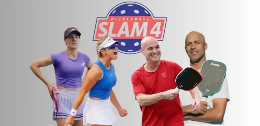 Waters Battles Agassi in Pickleball Slam 4 for $1 Million Prize