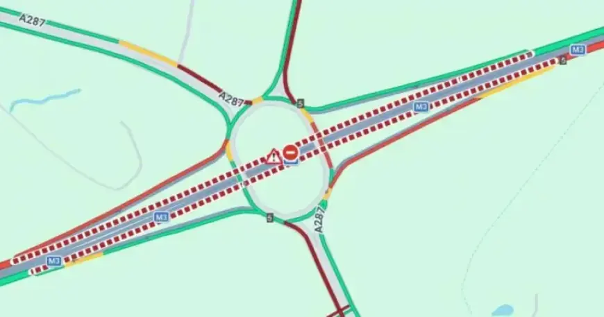 Lorry Crash Shuts Down M3 Carriageway, Spills Logs