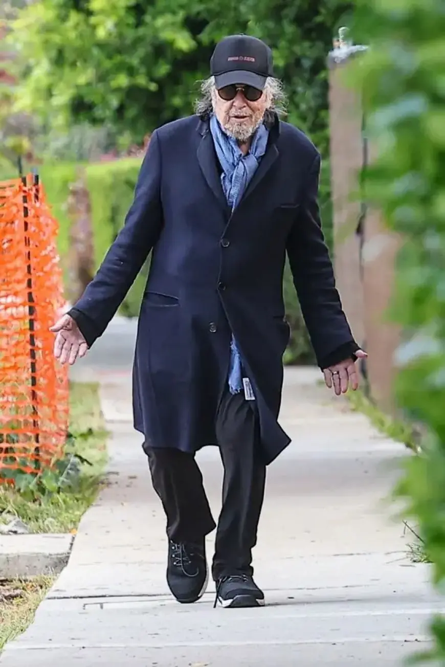 Al Pacino, 85, Strolls Energetically Alone in Los Angeles