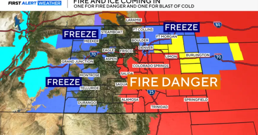 Colorado Braces for Hard Freeze, Snow, and Fire Danger Ahead