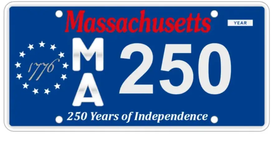 Enter Massachusetts RMV Low Number Plate Lottery for 250th Anniversary Plates