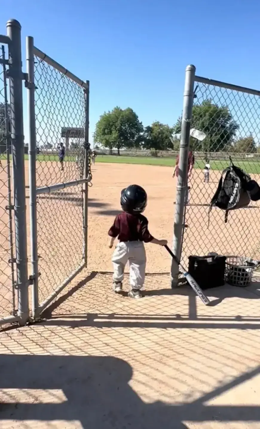 3-Year-Old Shines with Unmissable Baseball Walk-Up Performance