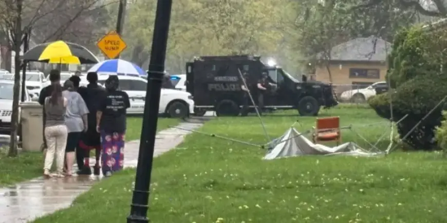 SWAT Team Secures Huey Street Residence in South Bend