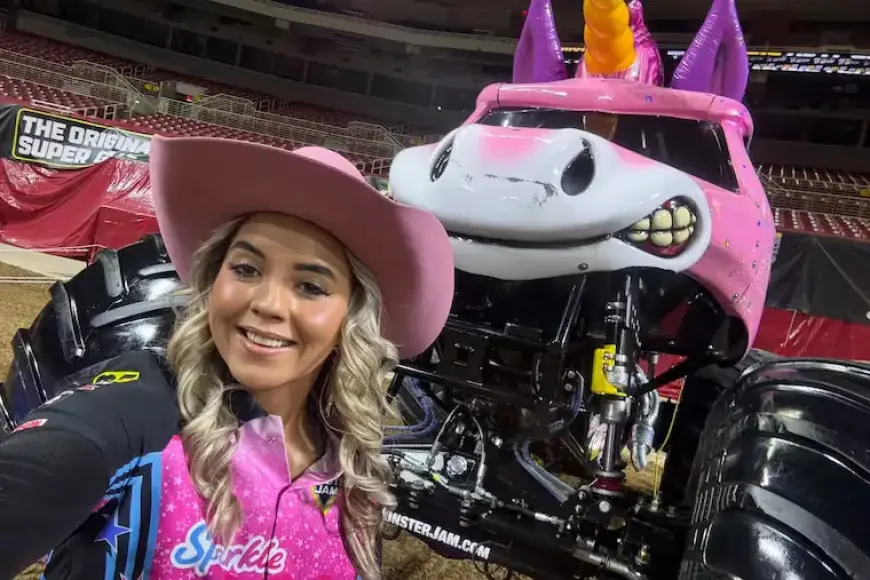 Jamie Sullivan Champions Girl Power with Sparkle Smash in Monster Trucks