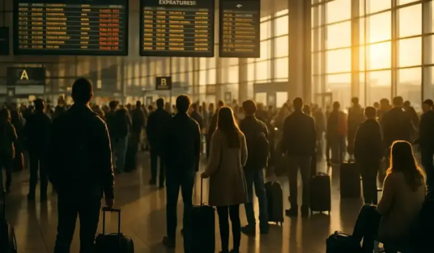 April 9: Flight Disruptions Delay Departures at Washington Dulles Airport