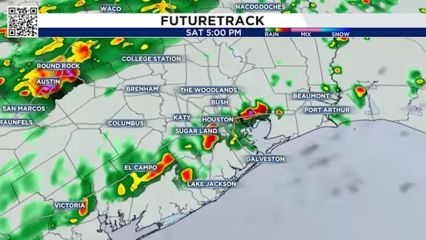Houston Prepares for Saturday Storms and Potential Flood Risk