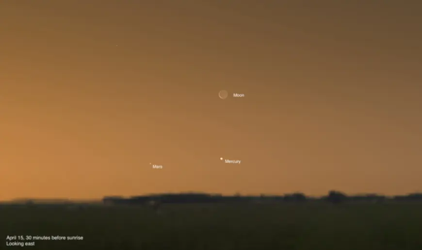 Spot the Moon and Mercury in Today’s Morning Sky (April 15)