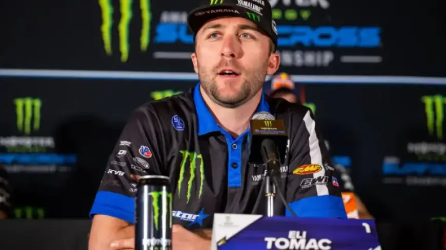 Eli Tomac Withdraws from Cleveland Supercross After Qualifying Crash