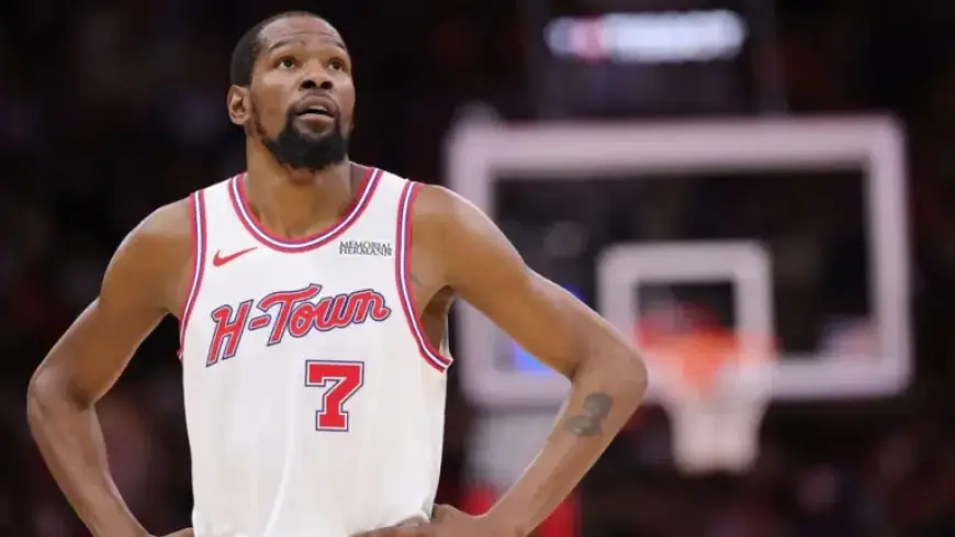 Kevin Durant Misses Rockets’ Game 1 Against Lakers Due to Knee Contusion