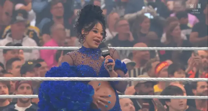 Bianca Belair Reveals Pregnancy During WrestleMania 42