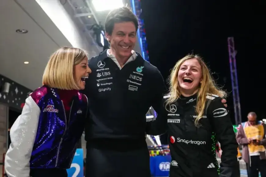 Susie Wolff’s Heartfelt Message to Doriane Pin for Mercedes F1 Test