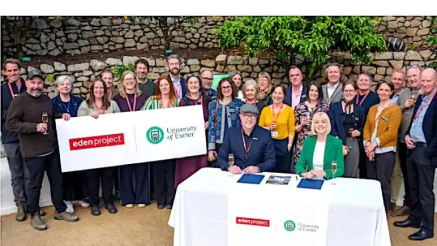 Eden Project and University Strengthen Partnership to Tackle Climate Change