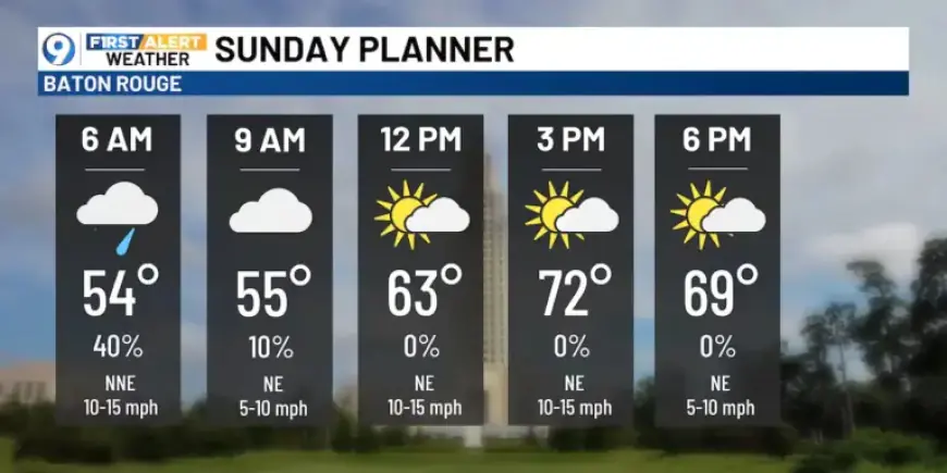 Rain Sweeps Through, Ushering in Breezy, Cooler Weather