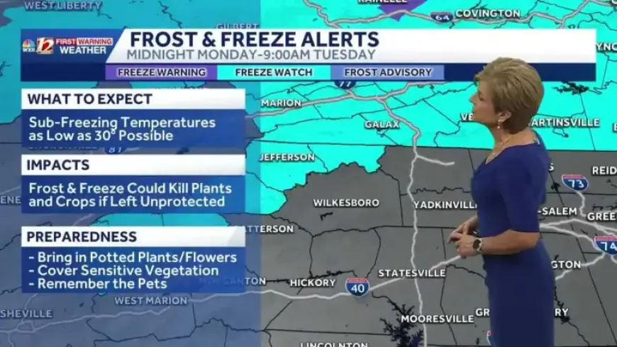 Piedmont Triad Faces Frost Risks: Cooler Week Ahead