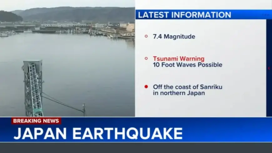 7.5-Magnitude Earthquake Hits Japan; Tsunami Alert Triggered