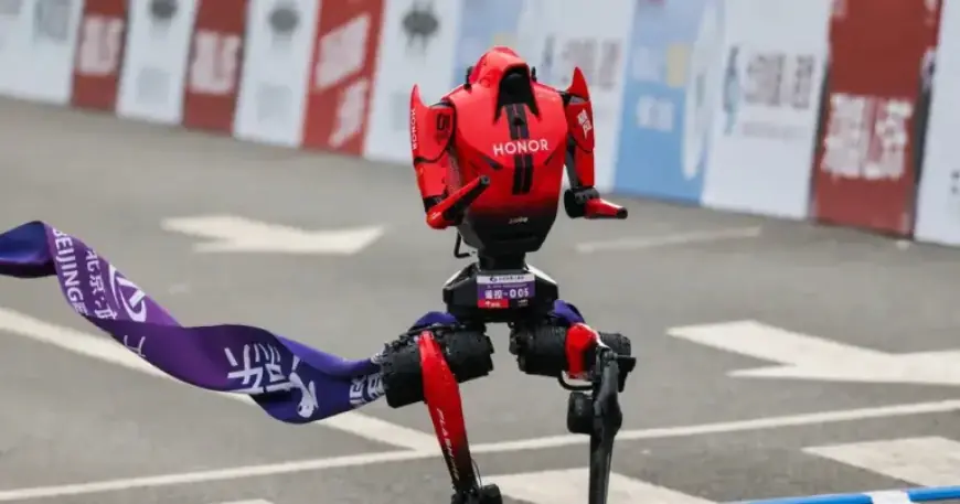 Humanoid Robot Sets New Half-Marathon World Record in Beijing