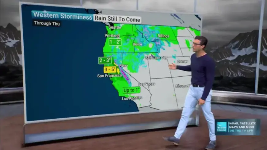 Rain and Snow Benefit Western Regions Early This Week