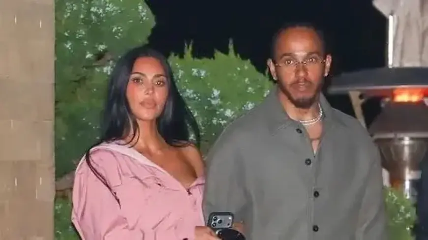 Kim Kardashian and Lewis Hamilton Impress with Coordinated Couple Style