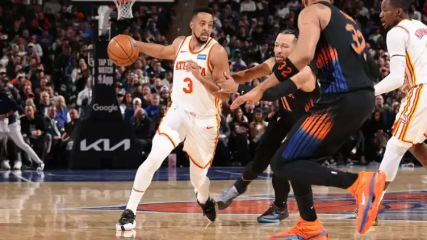 CJ McCollum Ignites Late Rally, Hawks Shock Knicks to Even Series