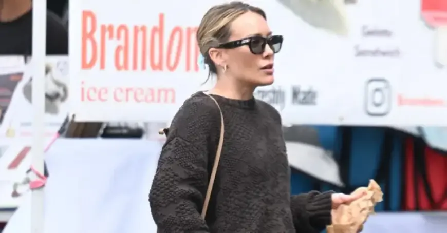 Hilary Duff Revamps Casual Fashion: Sneakers Paired with Trendy Pants