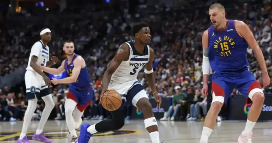 Edwards, Randle Propel Timberwolves to 119-114 Win, Evening Series with Nuggets
