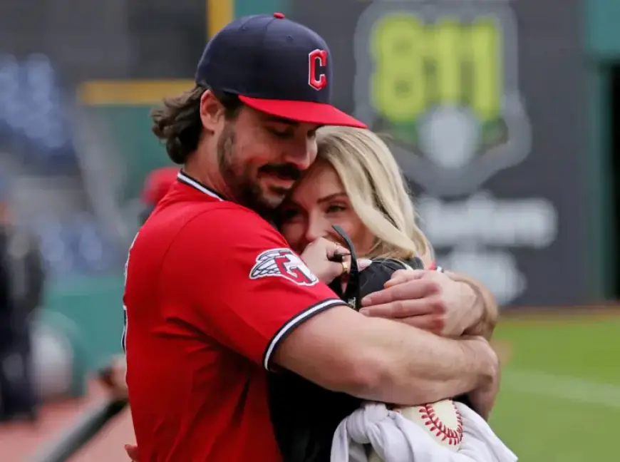 Guardians’ Austin Hedges Proposes at Progressive Field Post-Orioles Victory