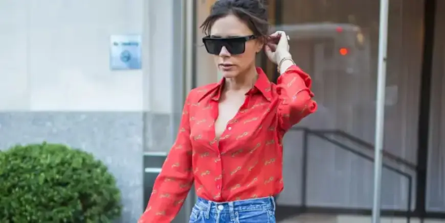 Victoria Beckham Launches High-Street Collection Featuring Flattering Sculptural Jeans