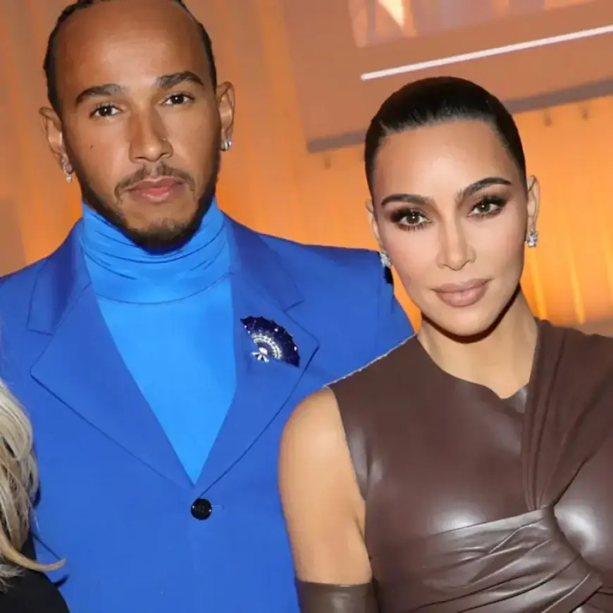 Kim Kardashian and Lewis Hamilton’s PDA Sparks Heart-Racing Buzz