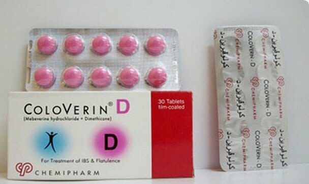 كولوفيرين أقراص Coloverin لعلاج القولون العصبي
