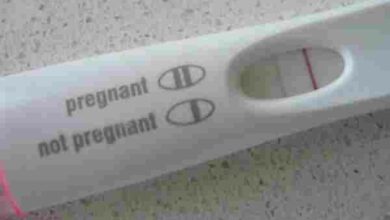 ظهور خط باهت في شريط اختبار الحمل